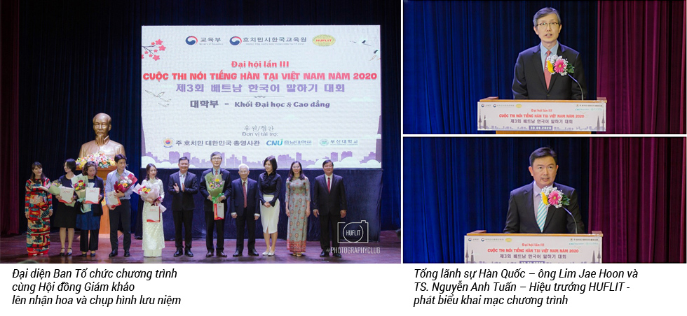 Đại hội lần III cuộc thi nói tiếng Hàn năm 2020 tại HUFLIT - Ảnh 2