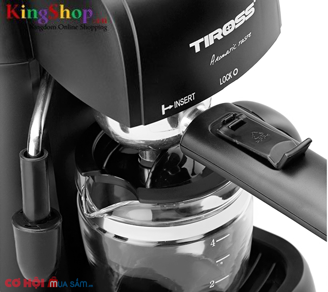 Máy pha cà phê Espresso Tiross TS620 - Ảnh 4