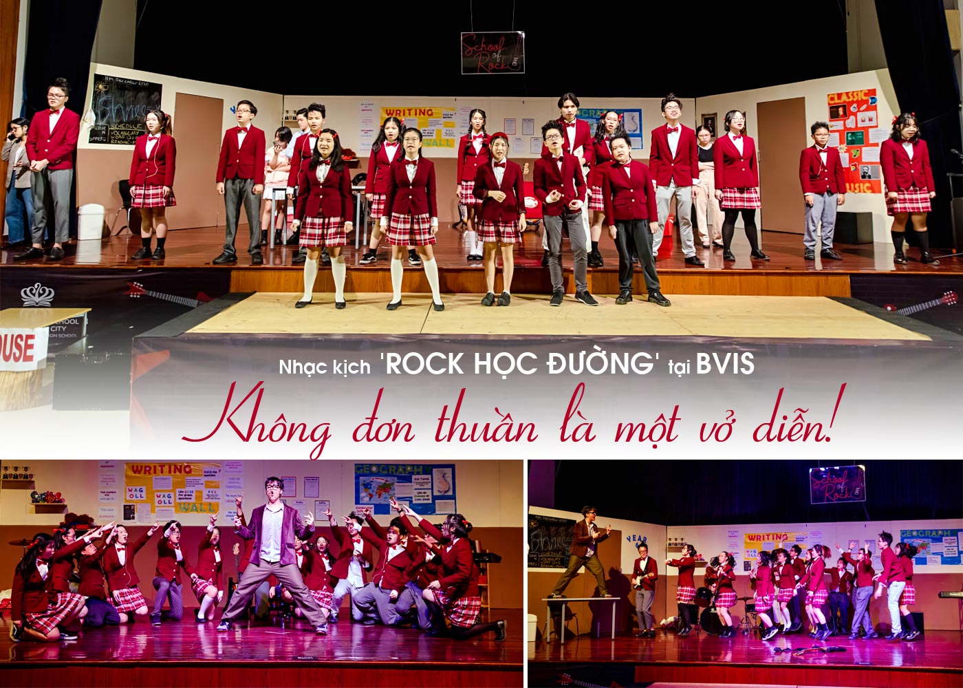 Nhạc kịch 'Rock học đường' tại BVIS - không đơn thuần là một vở diễn! - Ảnh 1