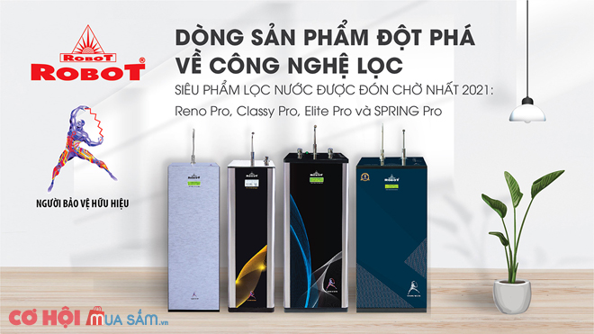 Robot ra mắt dòng sản phẩm đột phá công nghệ lọc Thế hệ mới 2021 - Ảnh 1