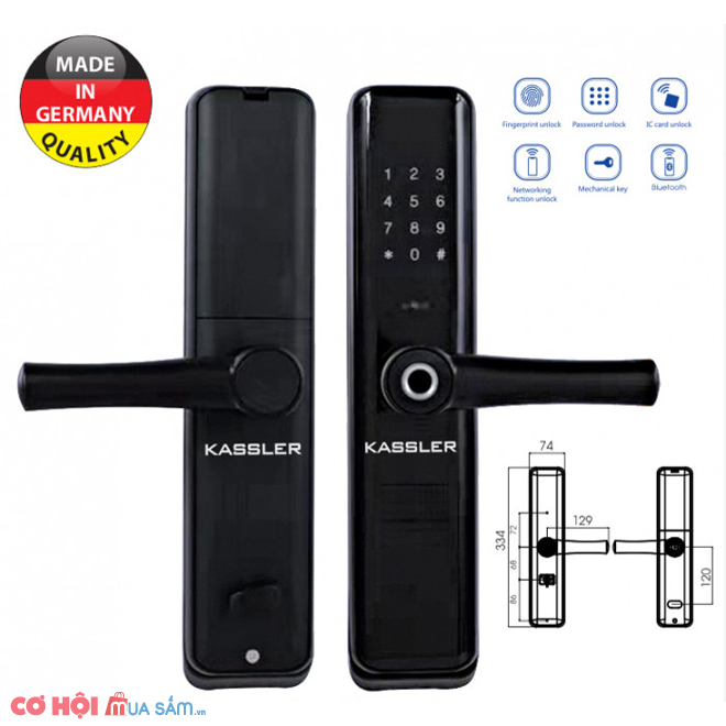 Khóa điện tử Kassler KL-669 - Ảnh 1