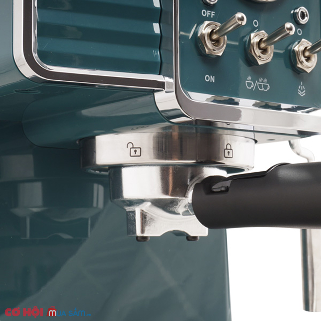 Máy pha cà phê Espresso Zamboo ZB90-PRO (đen, xanh) - Ảnh 4