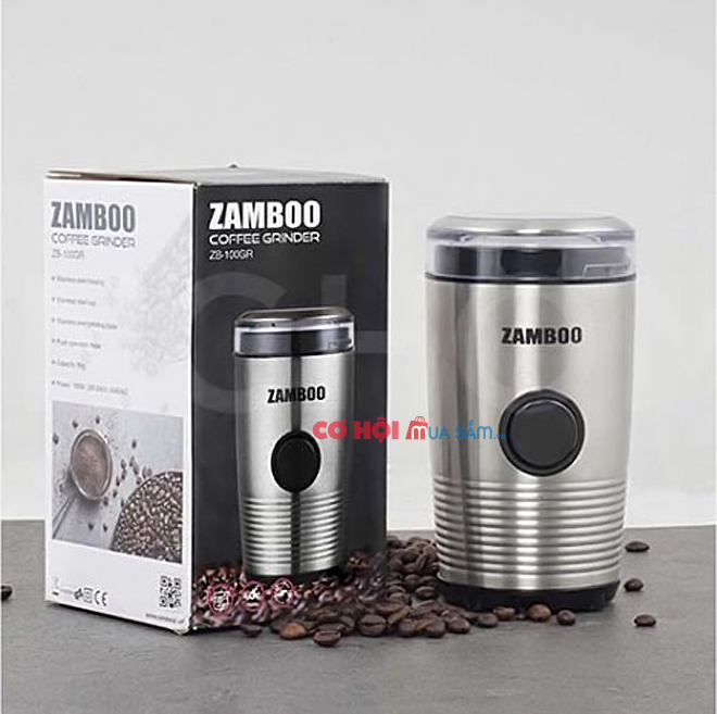 Máy xay cà phê Zamboo ZB-100GR - Ảnh 1