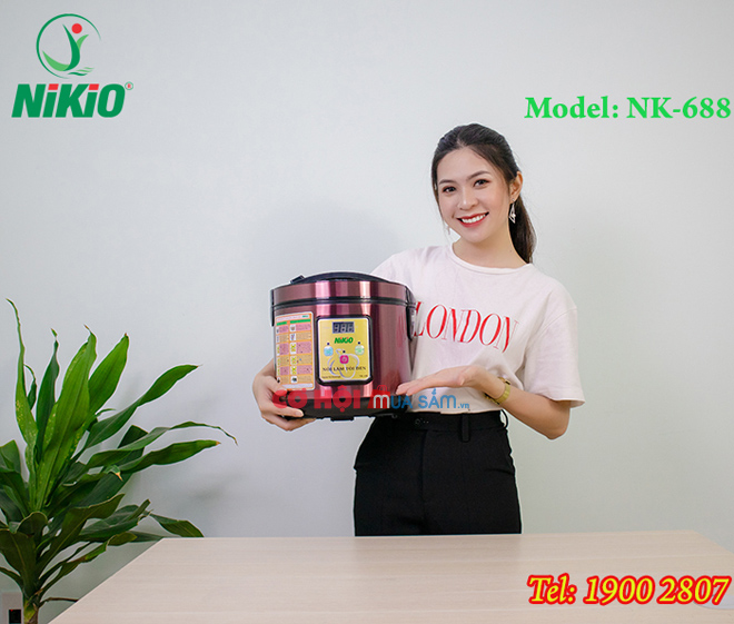 Nồi làm tỏi đen chuyên dụng 5L giá rẻ Nikio NK-688 - Ảnh 6