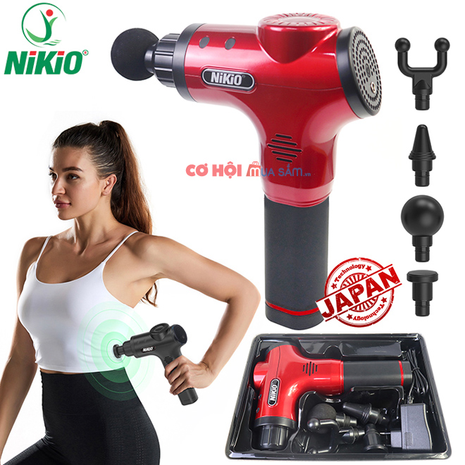 Máy massage cầm tay pin sạc giá rẻ Nikio NK-170A - Ảnh 1