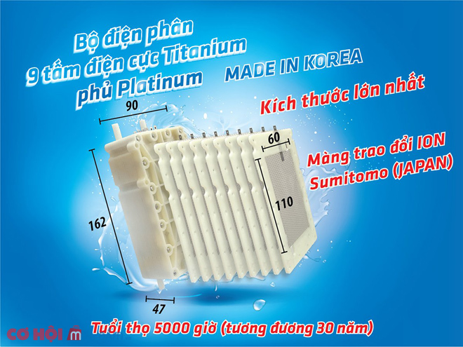 Máy lọc nước điện giải ion kiềm ROBOT, đạt chuẩn quốc tế, giá bùng nổ - Ảnh 6