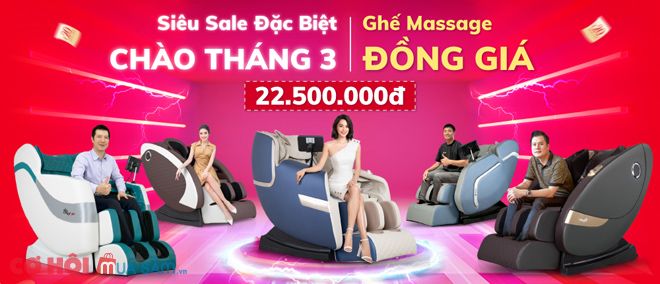 Ghế massage ELIPSPORT sale đồng giá 22.5 triệu trong tuần lễ vàng tháng 3 - Ảnh 1