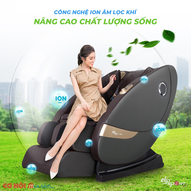 Ghế massage ELIPSPORT sale đồng giá 22.5 triệu trong tuần lễ vàng tháng 3 - Ảnh 3