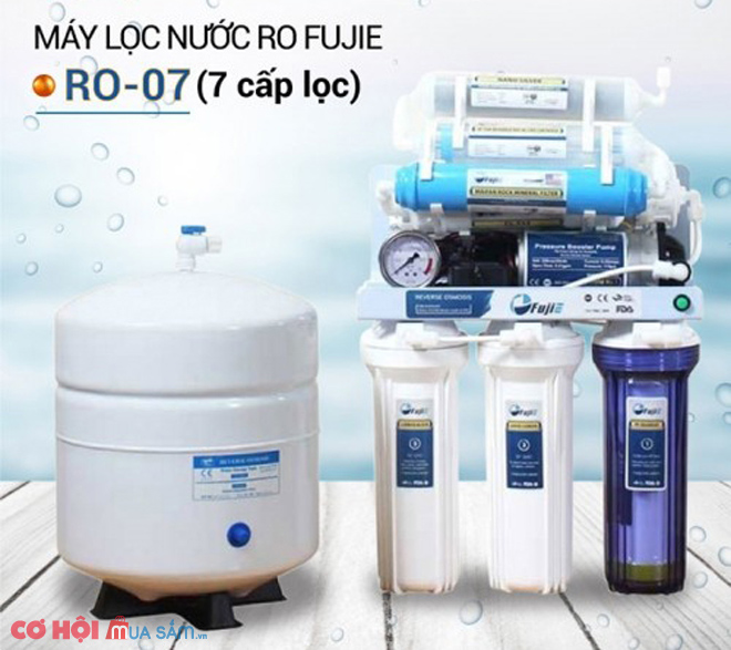 Máy lọc nước tinh khiết RO thông minh FujiE RO-07 (7 cấp lọc) - Ảnh 2