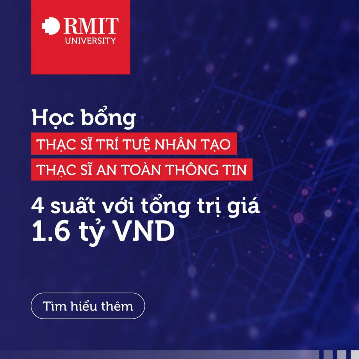 Học bổng cho hai chương trình thạc sĩ mới về công nghệ tại RMIT - Ảnh 1 Học bổng cho hai chương trình thạc sĩ mới về công nghệ tại RMIT - Ảnh 1