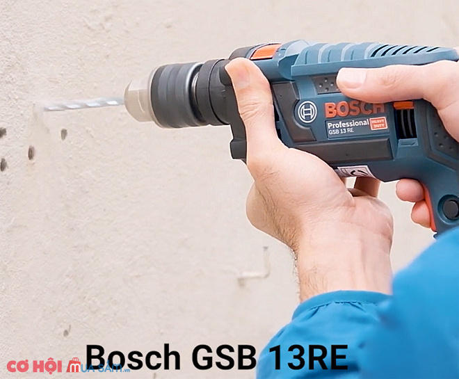 Máy khoan động lực Bosch GSB 13RE giá tốt - Ảnh 6 Máy khoan động lực Bosch GSB 13RE giá tốt - Ảnh 6