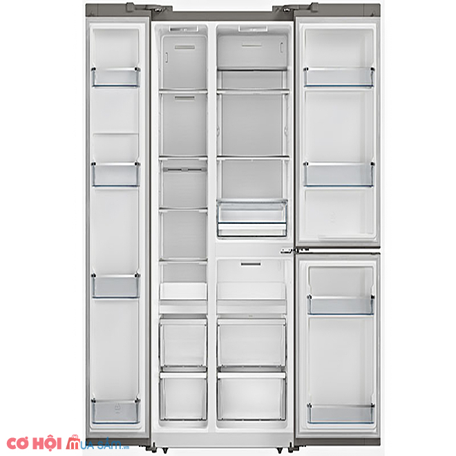 Tủ lạnh 3 cánh T Door Kaff KF-BCD580W - Ảnh 2