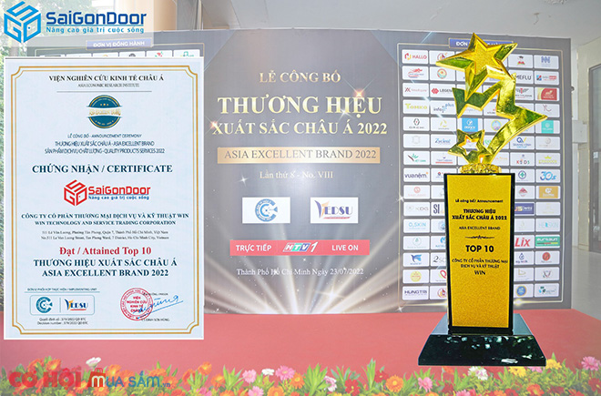 SaiGonDoor tự hào nhận giải ′Thương hiệu xuất sắc Châu Á 2022′ - Ảnh 2