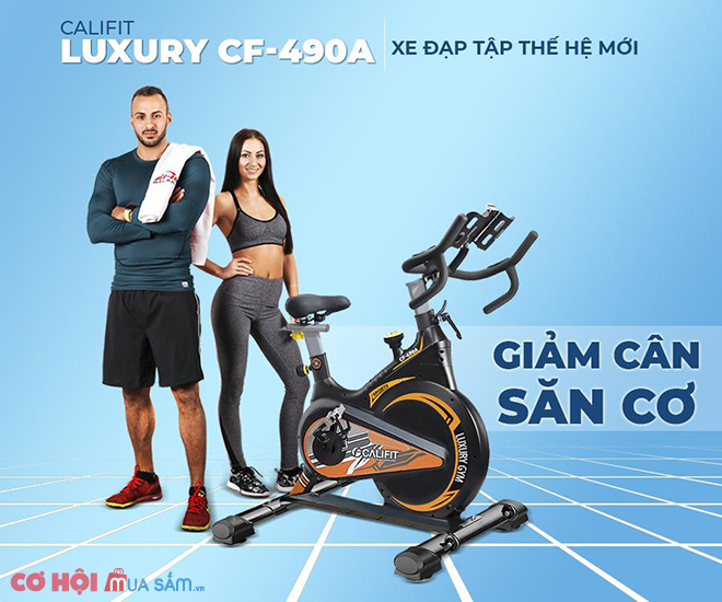 Xe đạp tập thể dục Califit Luxury CF-490A cao cấp - Ảnh 2