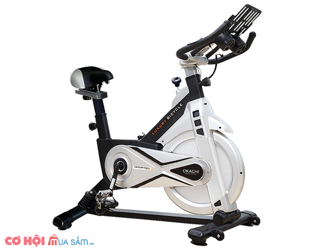 Xe đạp tập thể dục Okachi Luxury JP-590A cao cấp - Ảnh 1