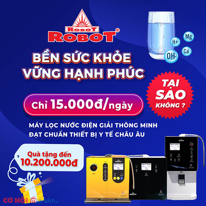 Chỉ 15.000đ 1 ngày có ngay máy lọc nước điện giải thông minh mới nhất 2022 - Ảnh 1