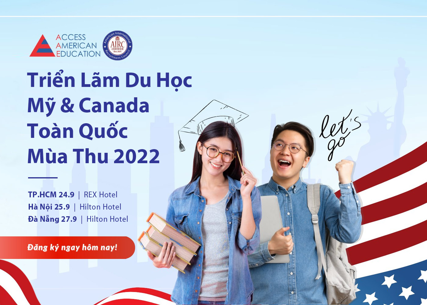 Triển lãm du học Mỹ và Canada toàn quốc mùa thu 2022 - Ảnh 1