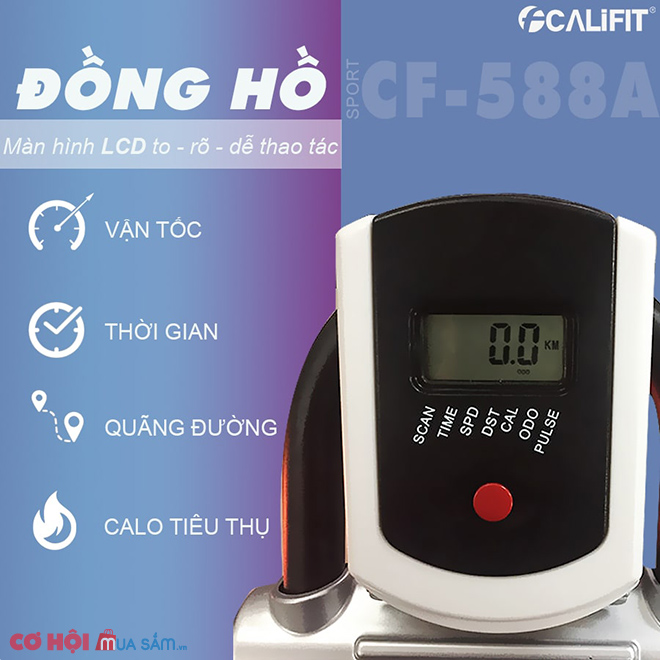 Đánh giá chi tiết về xe đạp tập thể dục CALIFIT SPORT CF-588A - Ảnh 6