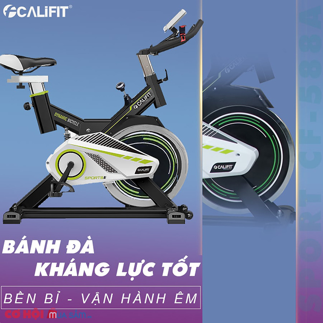 Đánh giá xe đạp tập thể dục tại nhà CALIFIT SPORT CF-588A - Ảnh 3