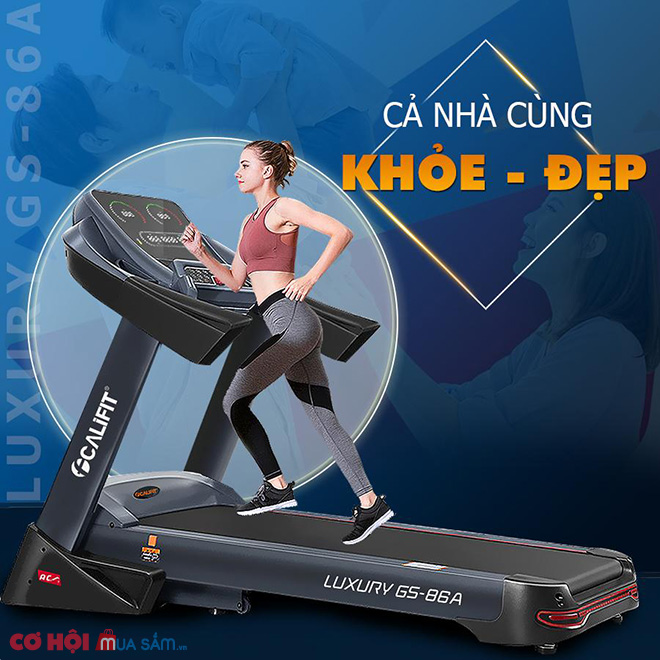 Đánh giá máy chạy bộ cao cấp CALIFIT LUXURY GS-86A - Ảnh 3