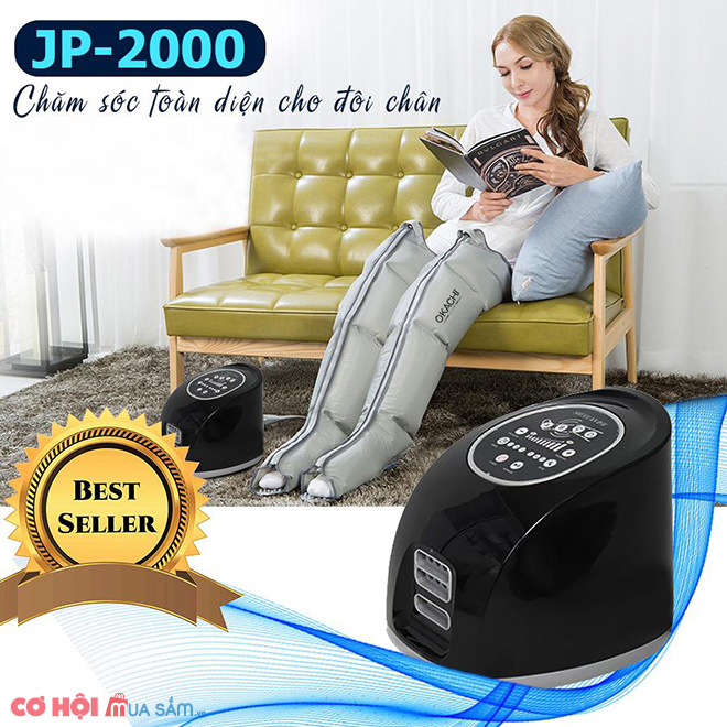 Máy nén ép trị liệu suy giãn tĩnh mạch OKACHI LUXURY JP-2000 chính hãng - Ảnh 2