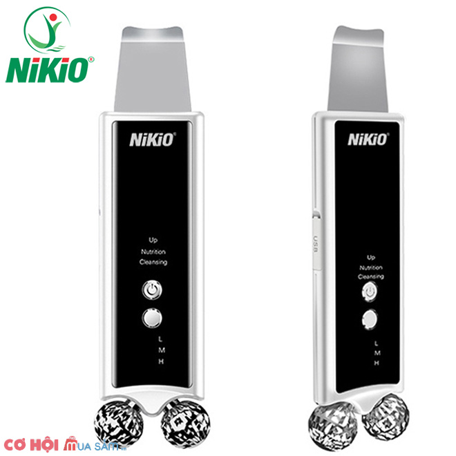 Máy sủi da tẩy tế bào chết kết hợp massage nâng cơ mặt Nikio NK-122 - Ảnh 1