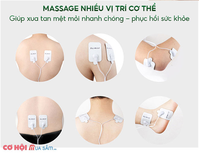Máy massage xung điện 4 miếng dán Nikio NK-100 - Ảnh 6