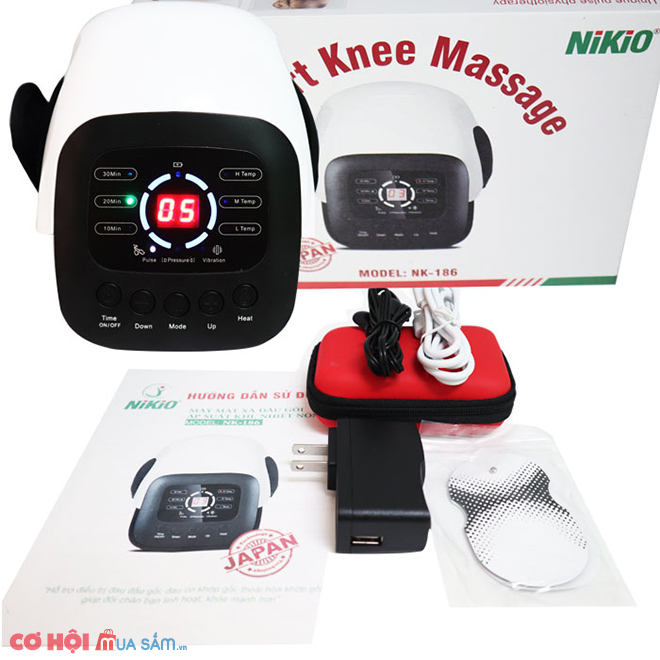 Máy massage đầu gối Nhật Bản Nikio NK-186 - Dòng cao cấp - Ảnh 1