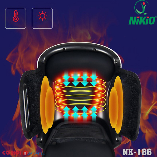 Máy massage đầu gối Nhật Bản Nikio NK-186 - Dòng cao cấp - Ảnh 2