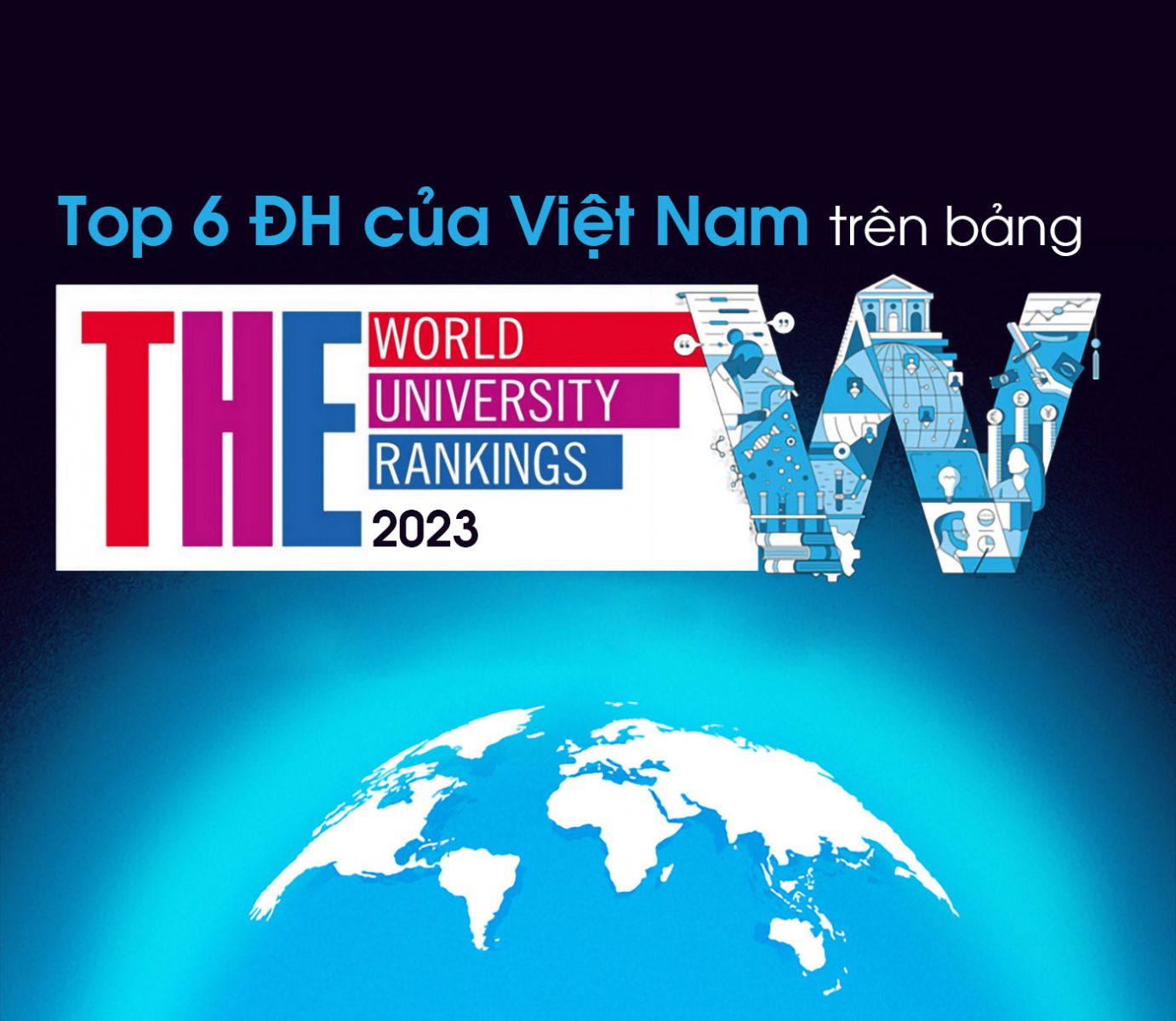 Top 6 ĐH của Việt Nam trên bảng Times Higher Education (THE) năm 2023 - Ảnh 1