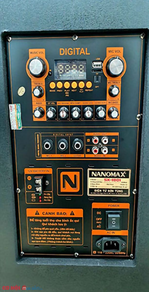 Loa kéo di động Nanomax SK-1801 - Ảnh 3