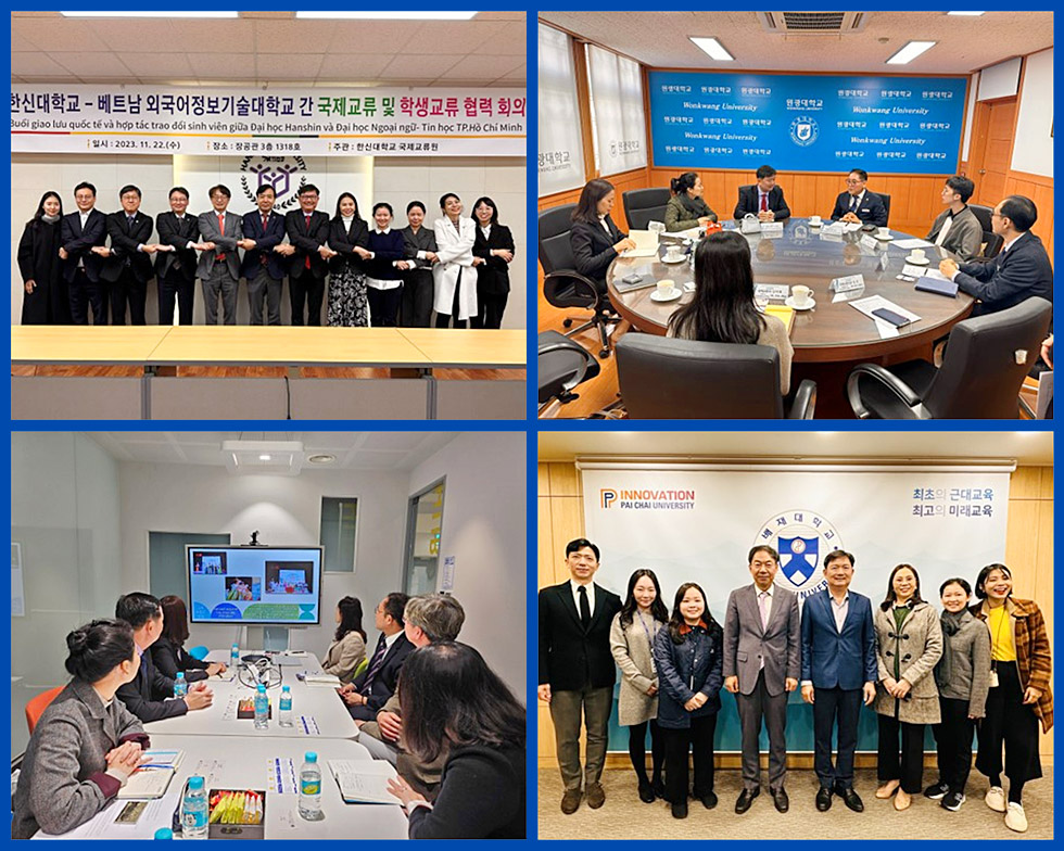 Hiệu trưởng HUFLIT ký kết MOU và thăm sinh viên trao đổi cùng các trường ĐH tại Hàn Quốc - ảnh 3