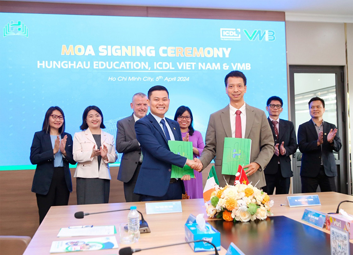 Hunghau Education, ICDL và VMB Việt Nam ký kết hợp tác - ảnh 7