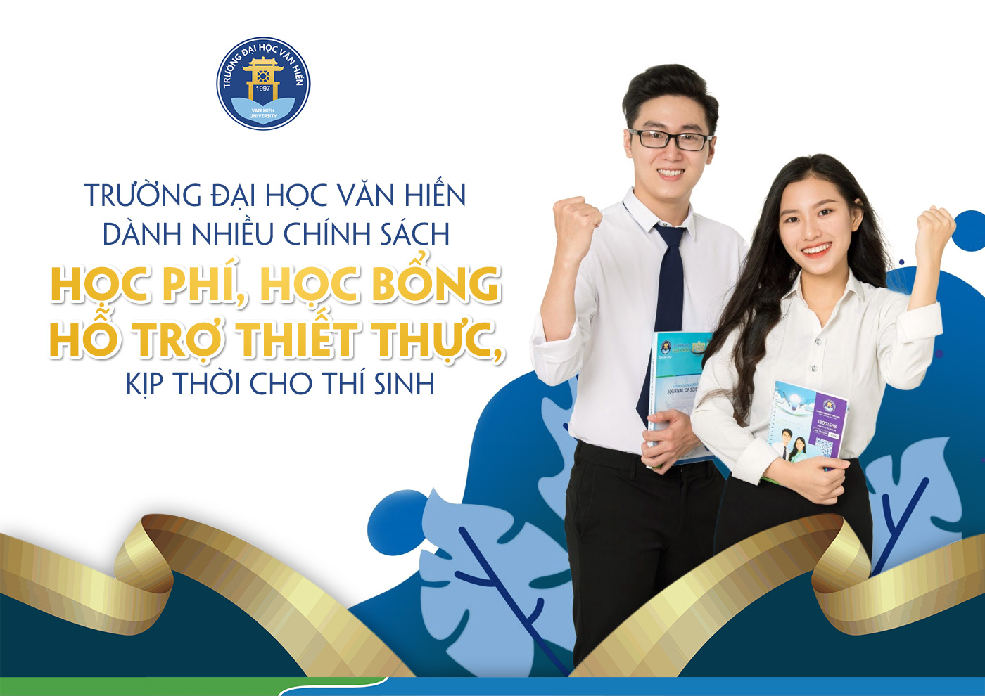 Trường Đại học Văn Hiến dành nhiều chính sách học phí, học bổng hỗ trợ thiết thực, kịp thời cho thí sinh - ảnh 1