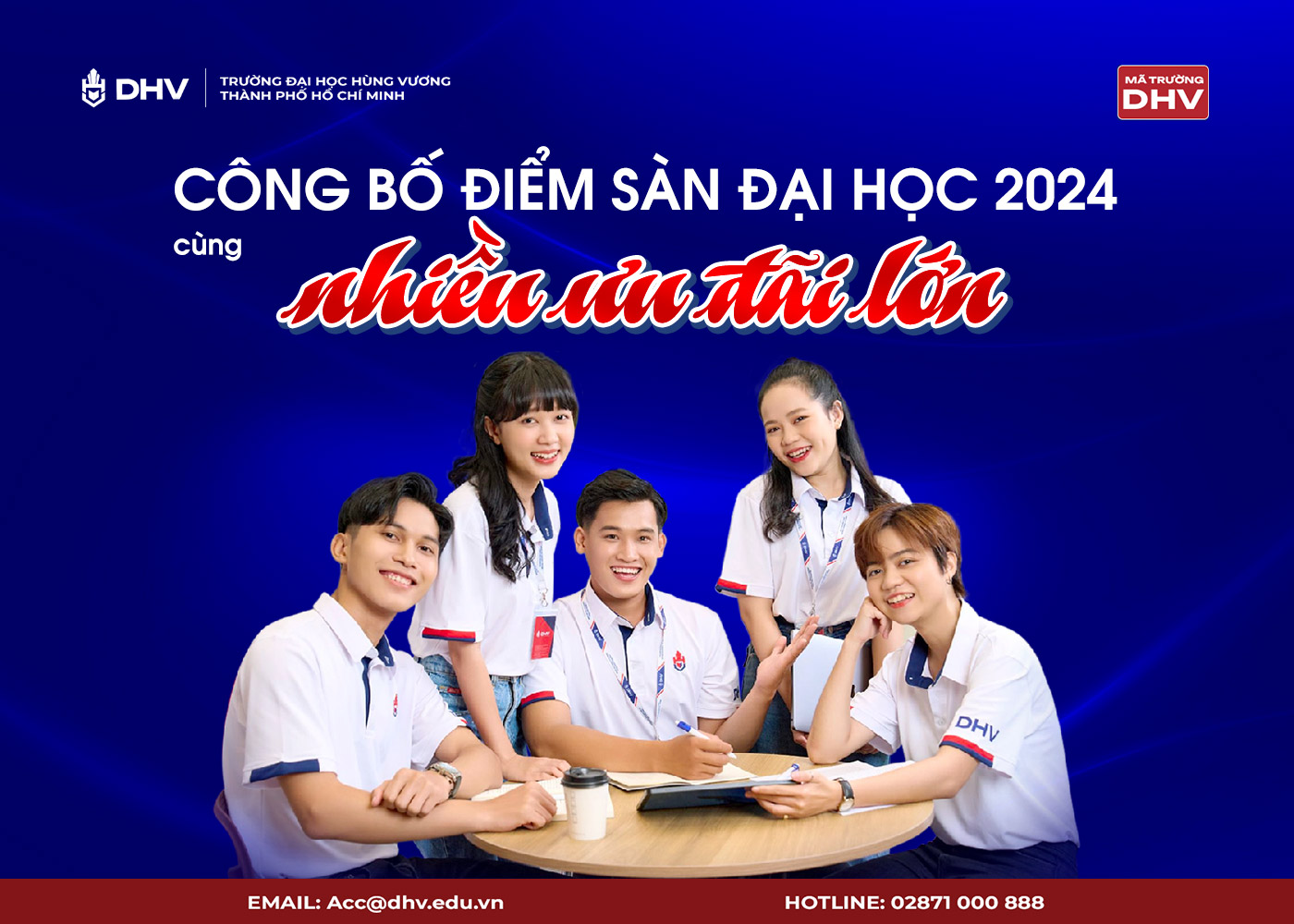 Trường ĐH Hùng Vương TP.HCM công bố điểm sàn đại học 2024 cùng nhiều ưu đãi lớn