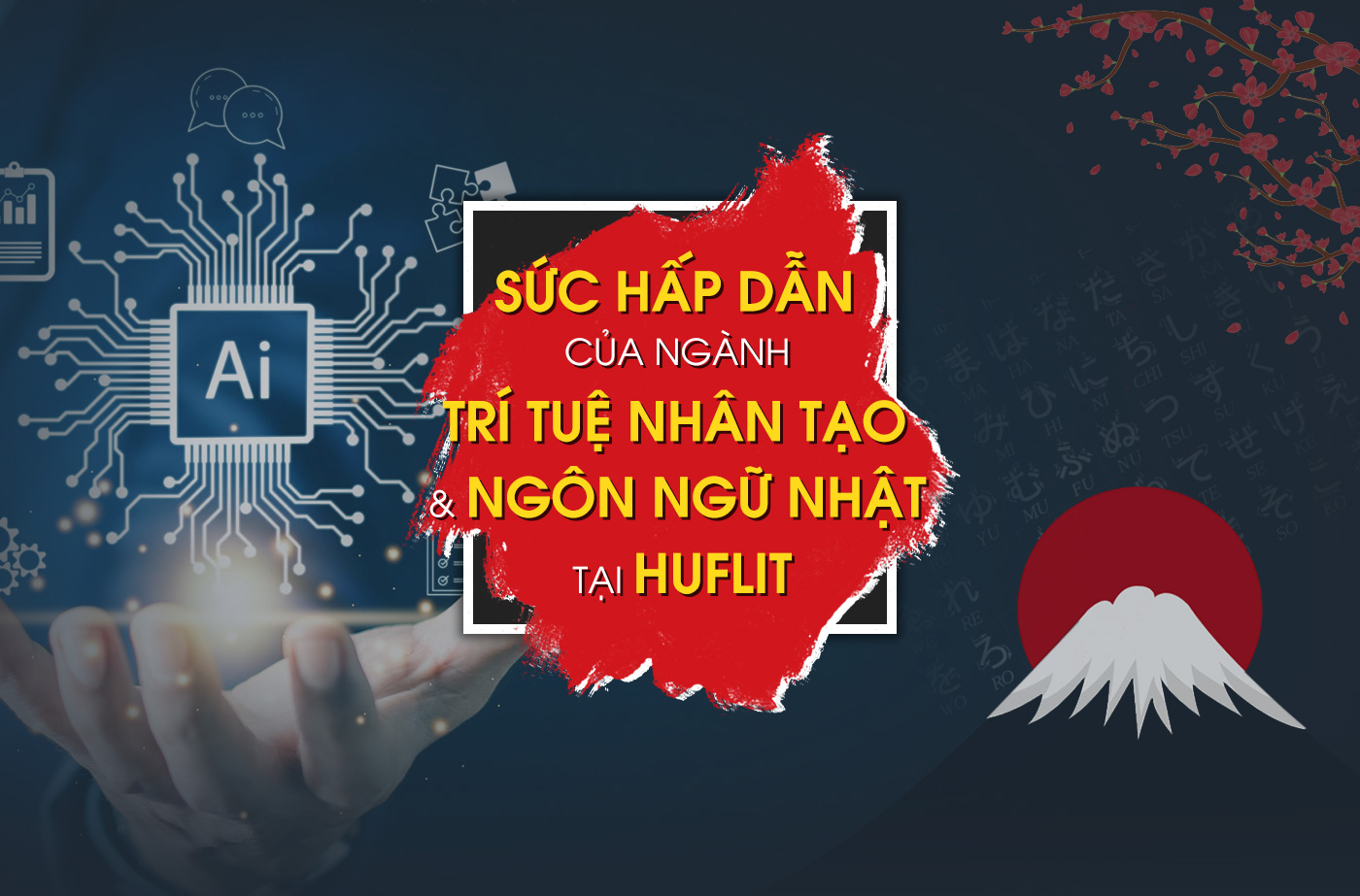 Sức hấp dẫn của ngành Trí tuệ Nhân tạo và Ngôn ngữ Nhật tại HUFLIT - ảnh 1