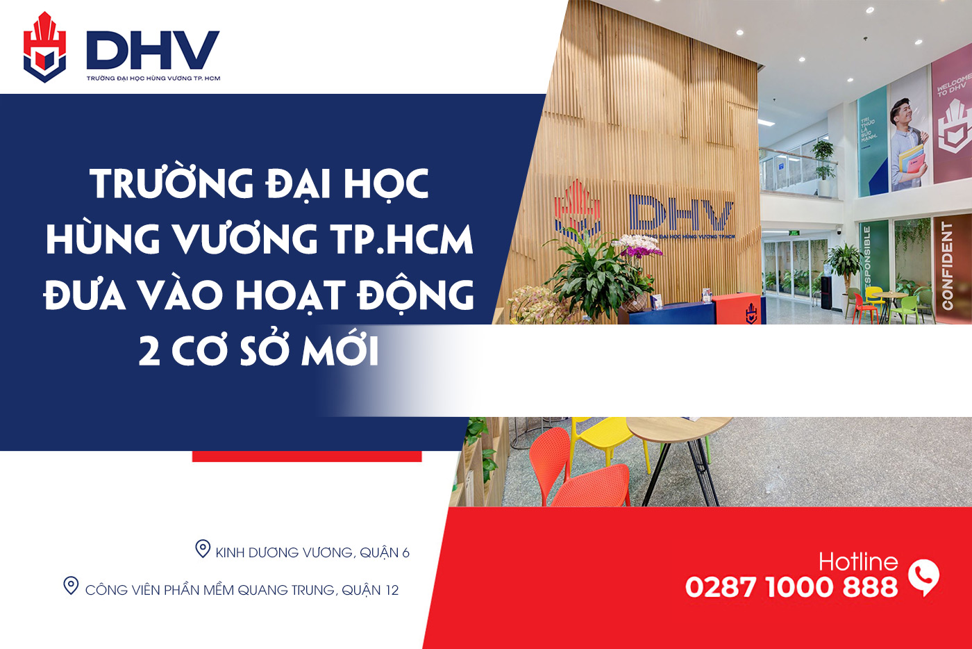 Trường Đại học Hùng Vương TP.HCM đưa vào hoạt động 2 cơ sở mới - ảnh 1