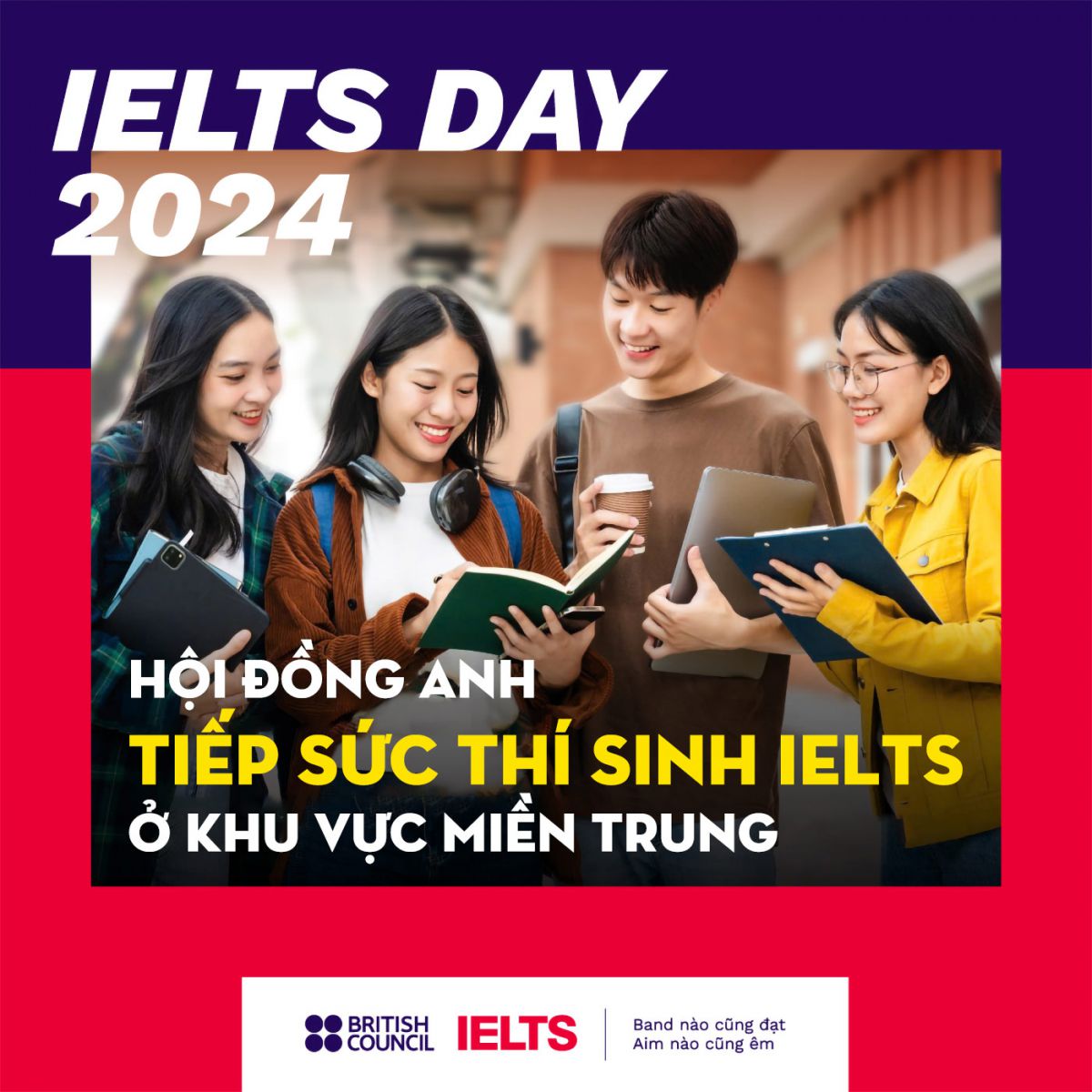 Hội Đồng Anh tiếp sức thí sinh IELTS ở khu vực miền Trung - ảnh 1