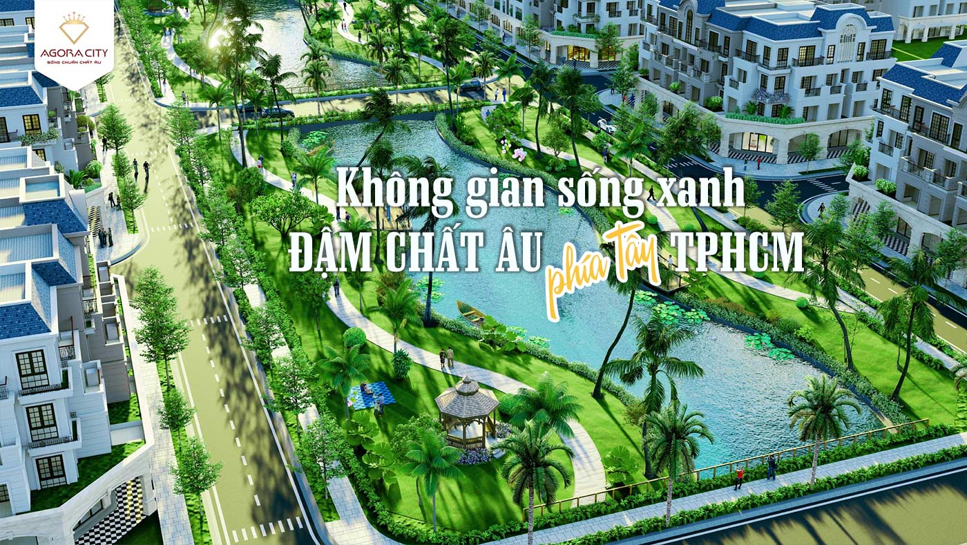 Không gian sống xanh đậm chất Âu phía Tây TP.HCM