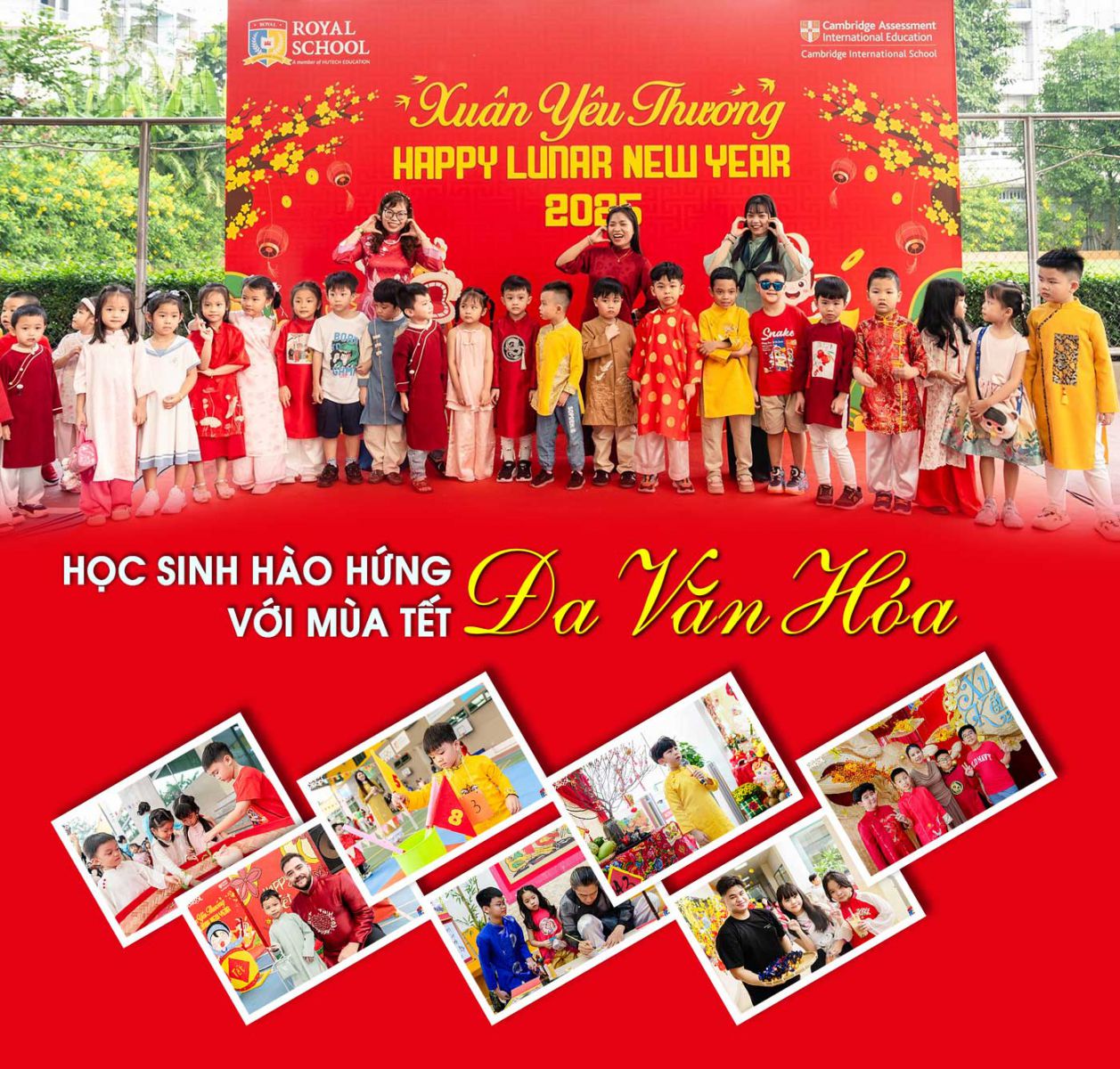 Học sinh hào hứng với mùa Tết đa văn hóa