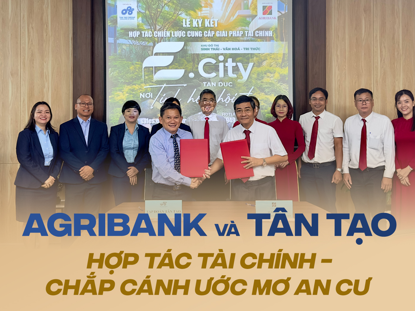 Agribank và Tân Tạo hợp tác tài chính - chắp cánh ước mơ an cư - Ảnh 1