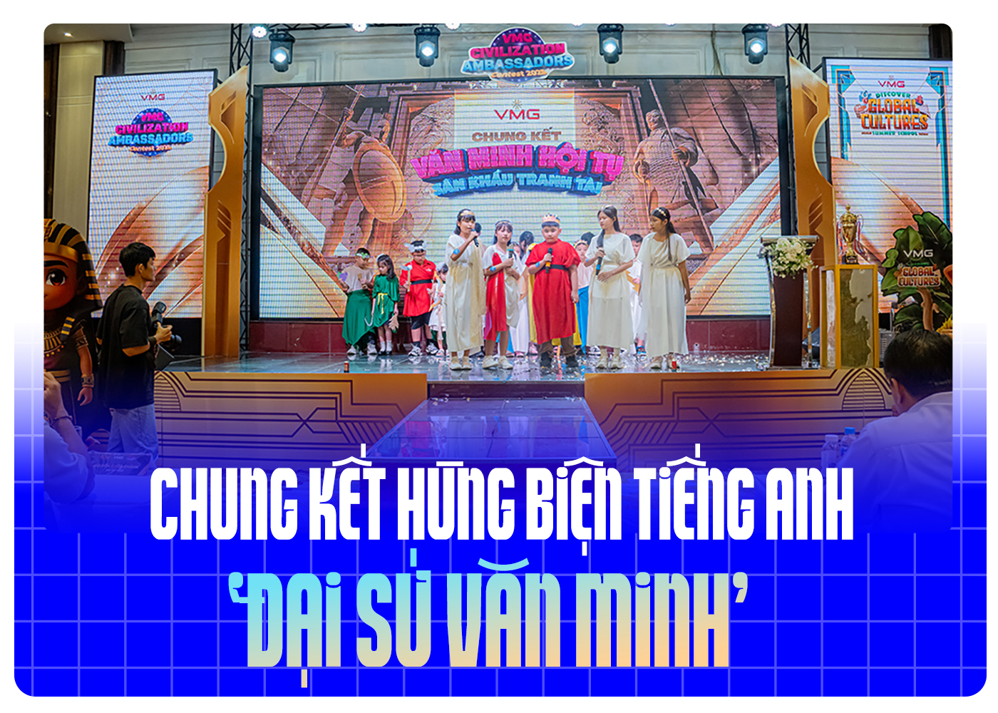 Chung kết hùng biện tiếng Anh ′Đại sứ văn minh′ - Ảnh 1 Chung kết hùng biện tiếng Anh ′Đại sứ văn minh′ - Ảnh 1