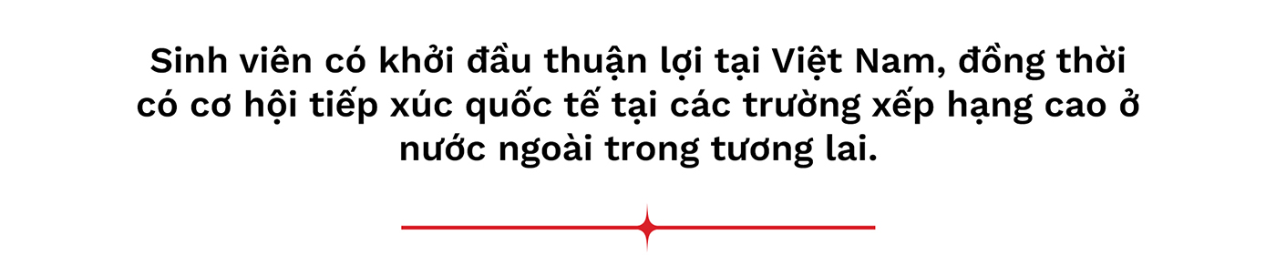 Học ′gần nhà′ nhưng hướng ra quốc tế - Ảnh 2