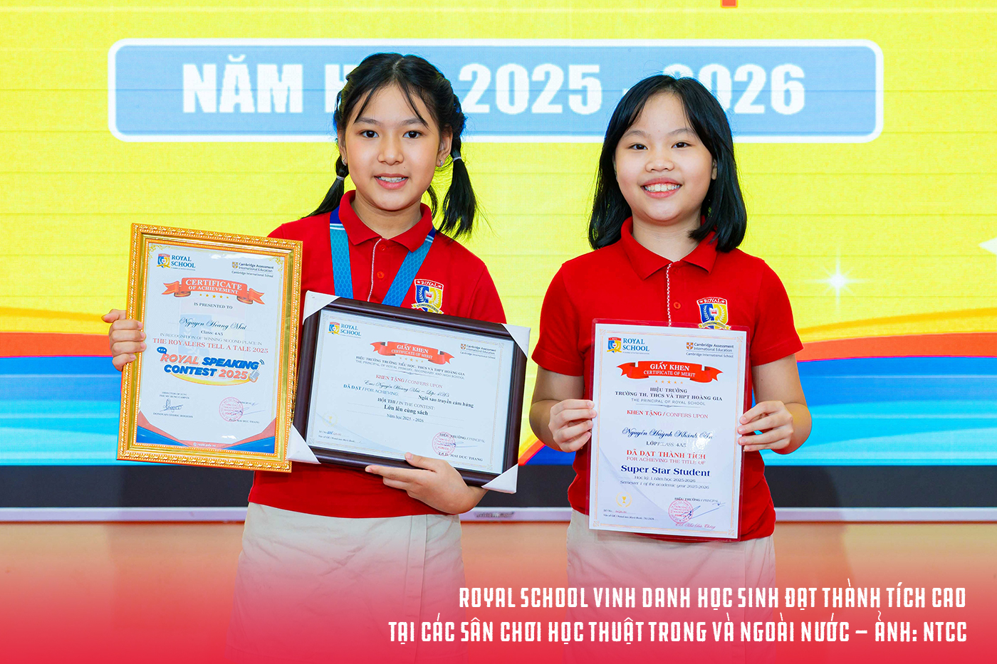 Chuỗi thành tích học thuật ấn tượng của học sinh Royal School - Ảnh 2