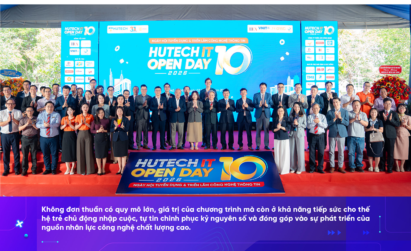 HUTECH IT OPEN DAY: 10 năm kết nối nhân lực công nghệ - Ảnh 11