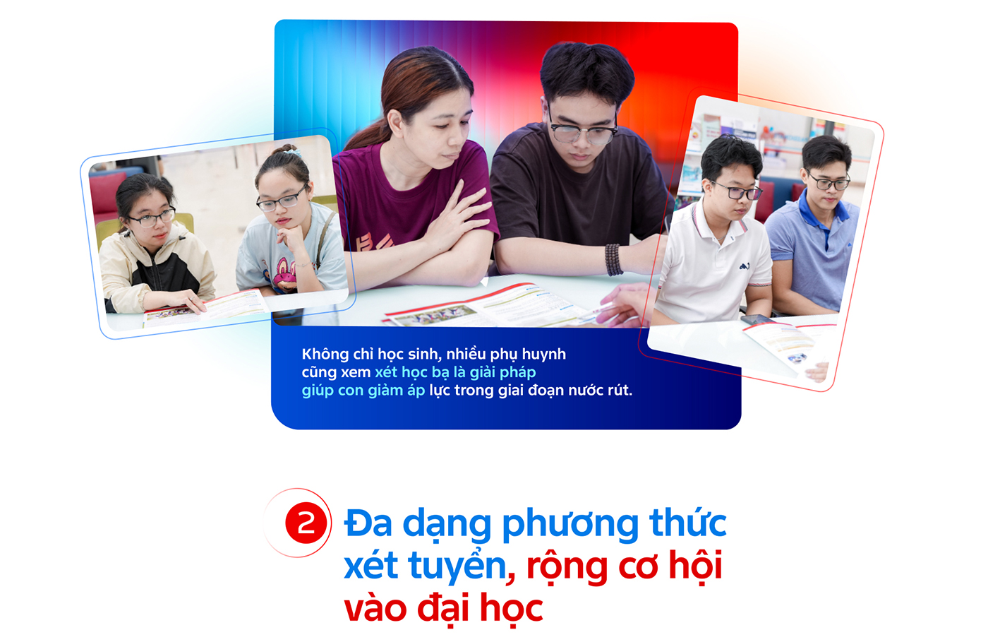 Xét học bạ vào UEF - Giảm áp lực vào đại học - Ảnh 4