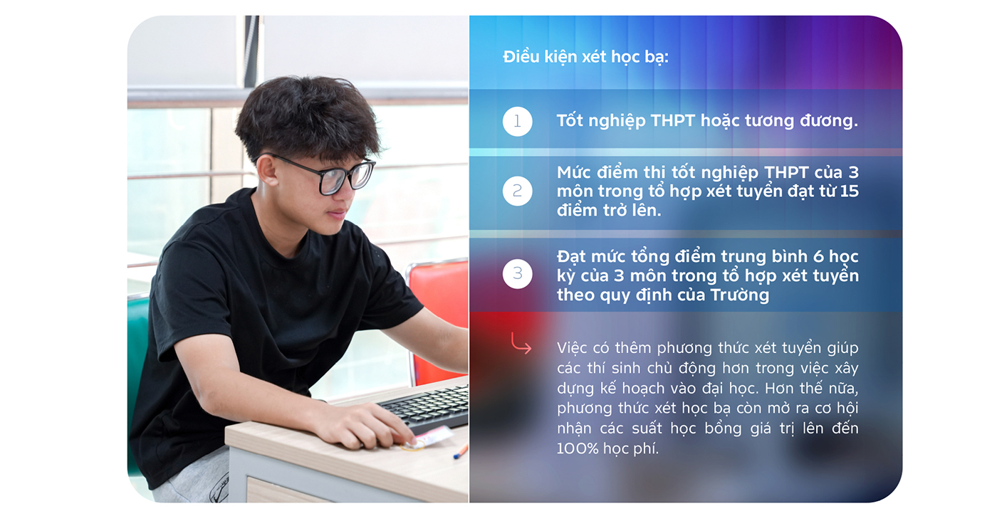 Xét học bạ vào UEF - Giảm áp lực vào đại học - Ảnh 5