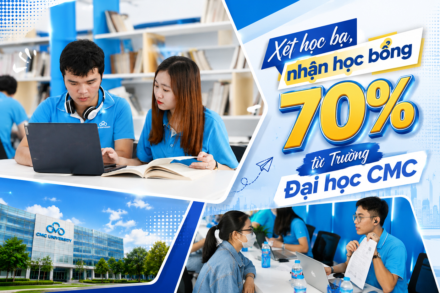 Xét học bạ, nhận học bổng 70% từ Trường Đại học CMC - Ảnh 1