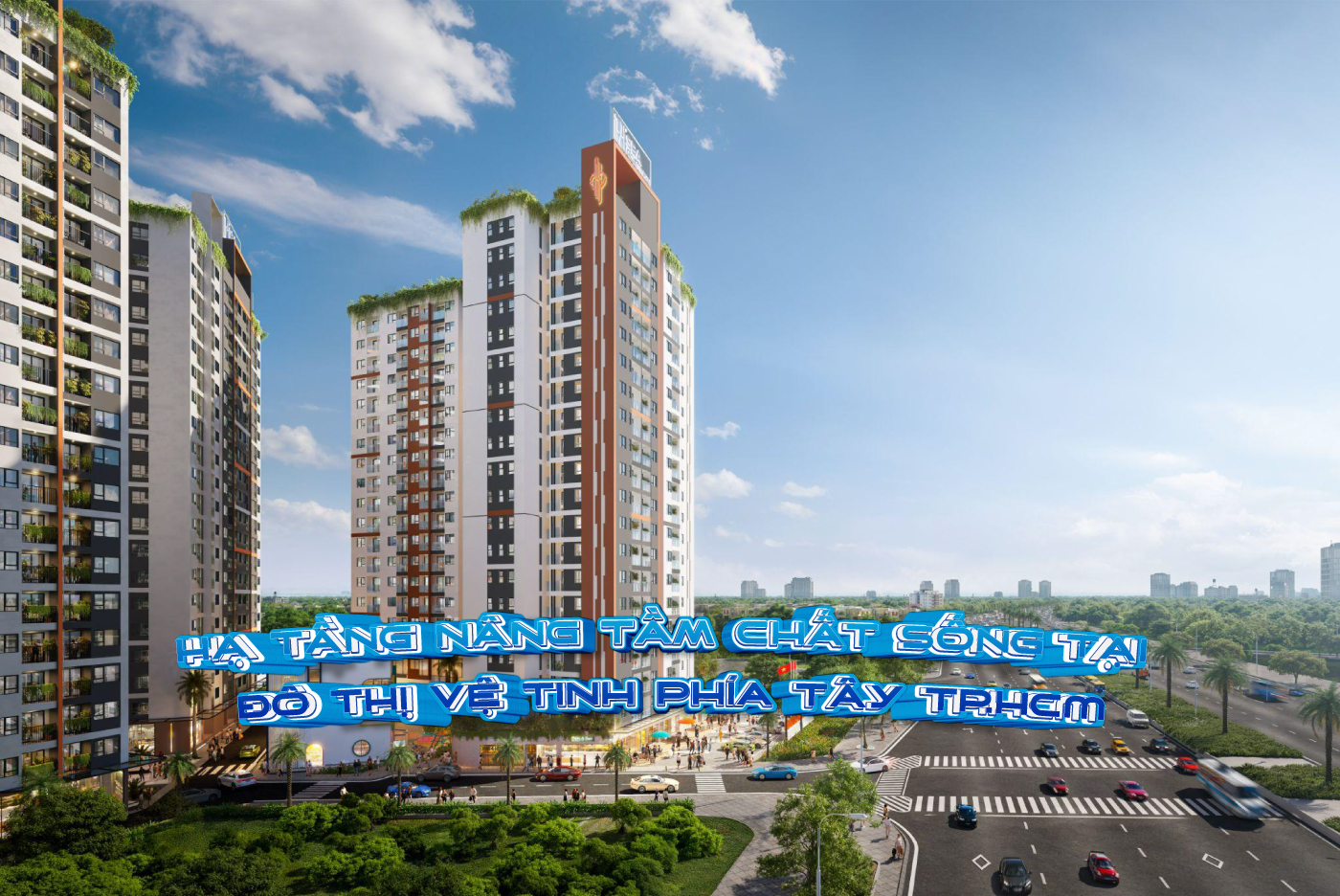 Hạ tầng nâng tầm chất sống tại đô thị vệ tinh phía Tây TP.HCM Hạ tầng nâng tầm chất sống tại đô thị vệ tinh phía Tây TP.HCM