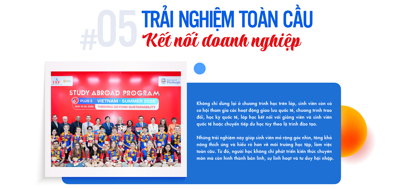 Xét học bạ vào Cử nhân quốc tế UEF: Chủ động lộ trình học tập toàn cầu - Ảnh 6 Xét học bạ vào Cử nhân quốc tế UEF: Chủ động lộ trình học tập toàn cầu - Ảnh 6